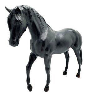 Breyer Black Foundation Stallion 64 Model Horse 1977-1987 Vtg Chris Hess